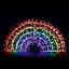 Multicolour LED Rainbow Silhouette (H) 650mm
