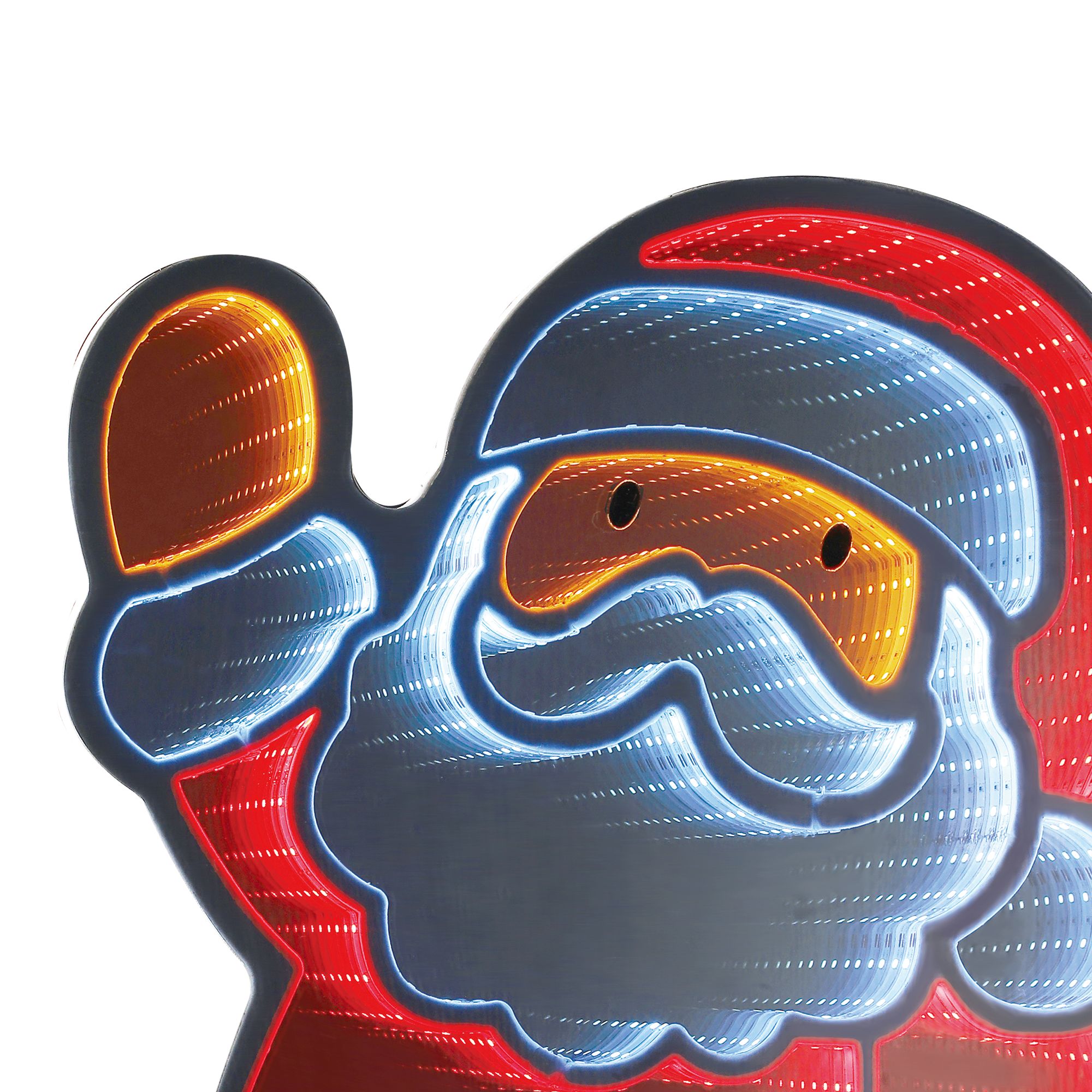 Multicolour LED Santa Silhouette (H) 600mm