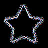 Multicolour LED Starburst Silhouette