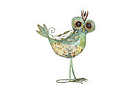 Multicolour Metal bird Garden ornament (H)41.3cm