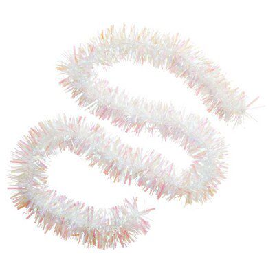 Multicolour Metallic effect Christmas tinsel 2m