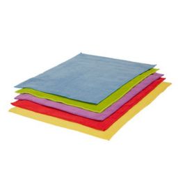 Multicolour Microfibre Cloth, Pack of 50