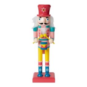 Multicolour Nutcracker Christmas Table top decoration (H) 240mm