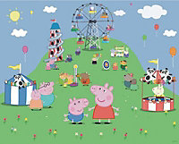 Multicolour Peppa Pig Mural
