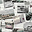 Multicolour Photographic classic cars Embossed Wallpaper