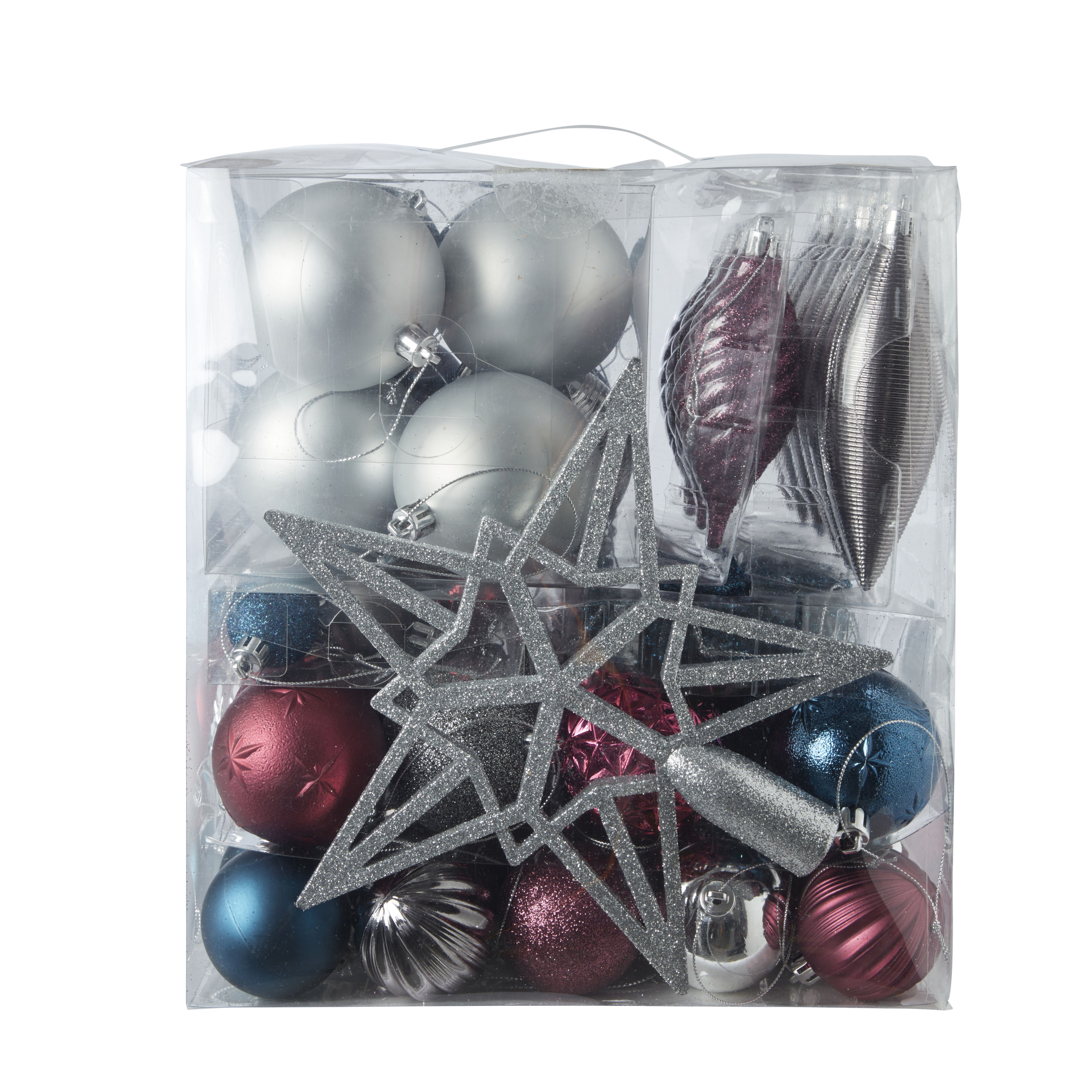 Multicolour Plastic Midnight Dreams Hanging decoration set, Pack of 100