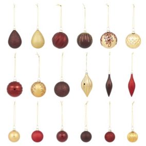 Multicolour Plastic Traditional Hanging decoration set, Pack of 40