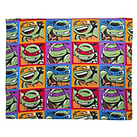 Multicolour Teenage Mutant Ninja Turtles Fleece Blanket