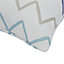 Multicolour Zig zag Indoor Cushion (L)35cm x (W)35cm