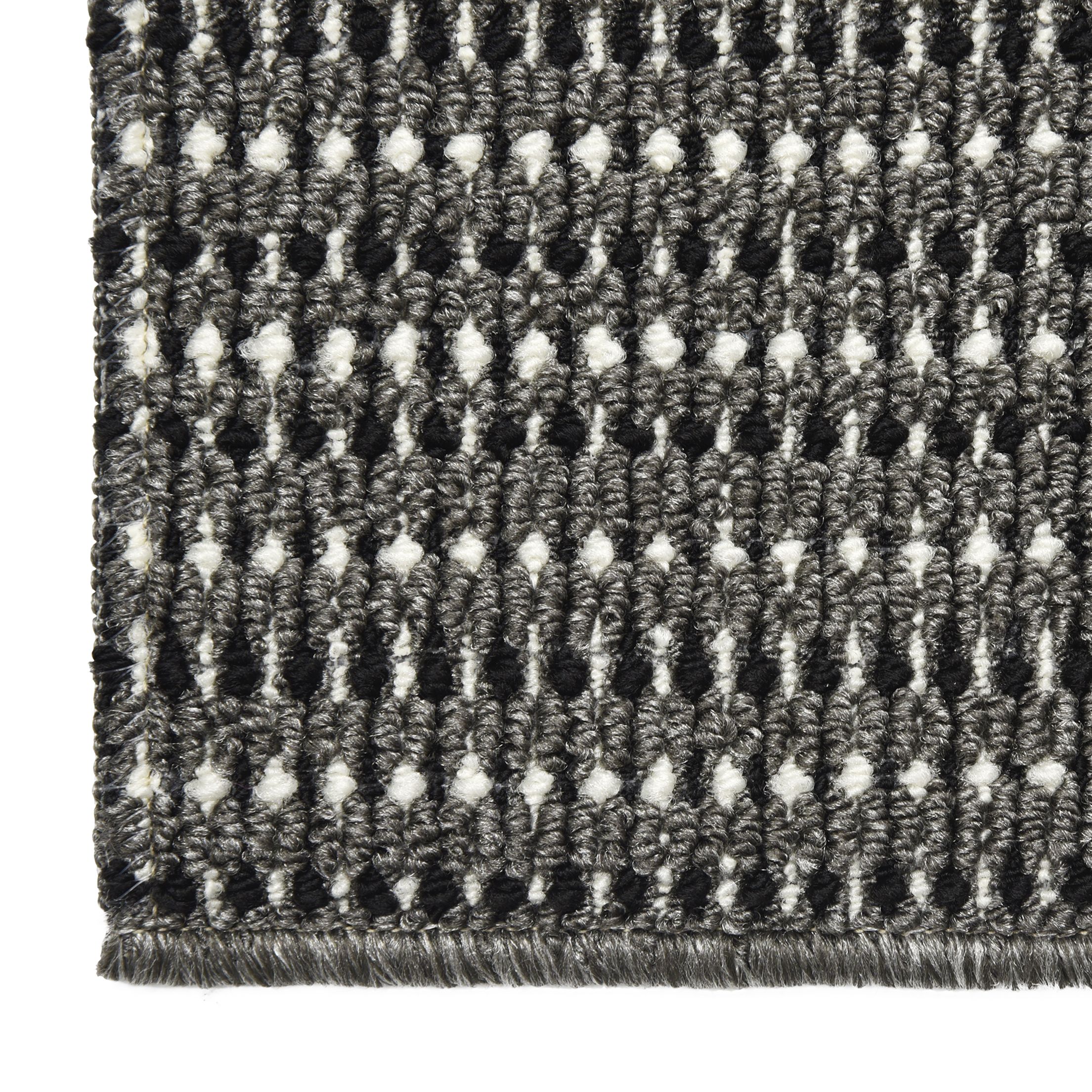 Munich Grey Tonal Heavy duty Mat, 140cm x 80cm | DIY at B&Q