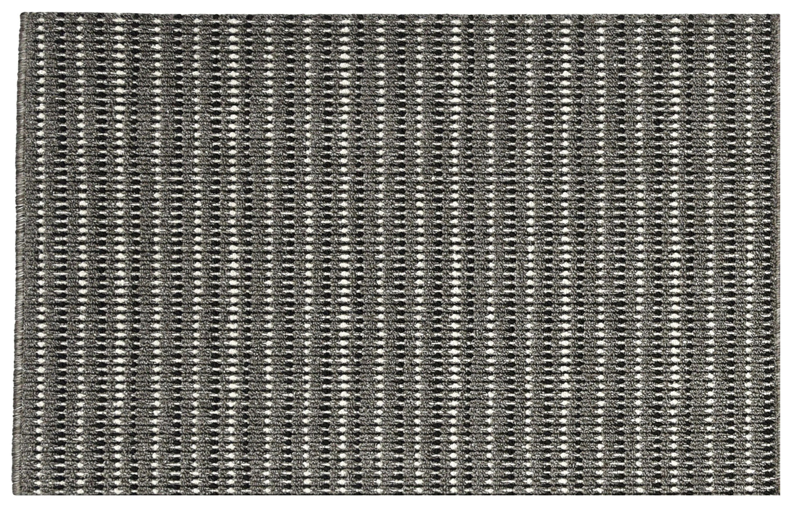 Munich Lead Grey Tonal Heavy duty Mat, 90cm x 57cm