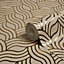 Muriva Precious silks Geometric Metallic effect Textured Wallpaper