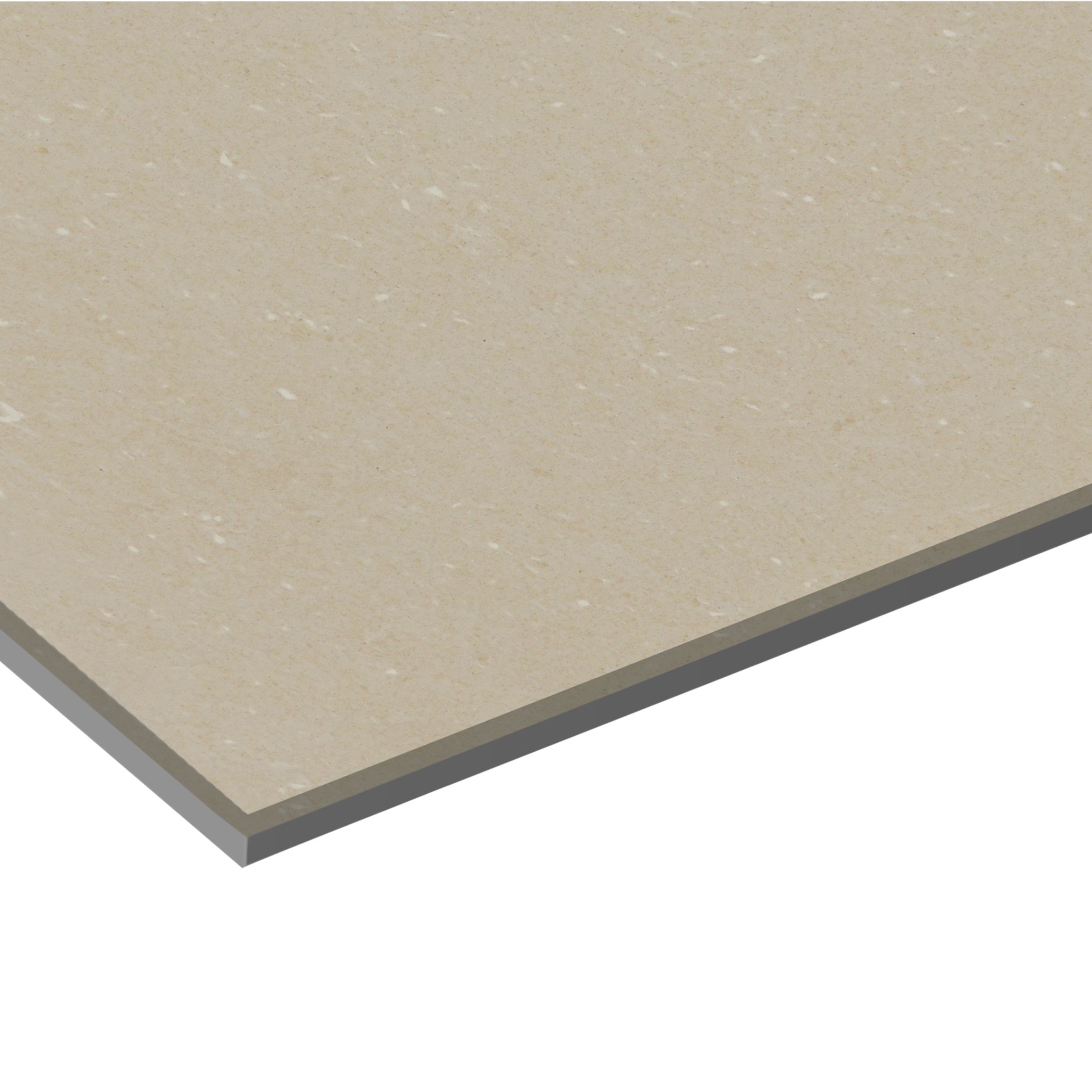 Musetta Beige Gloss Marble effect Porcelain Indoor Wall & floor Tile Sample