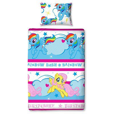 My Little Pony Reversible Multicolour Single Bedding set
