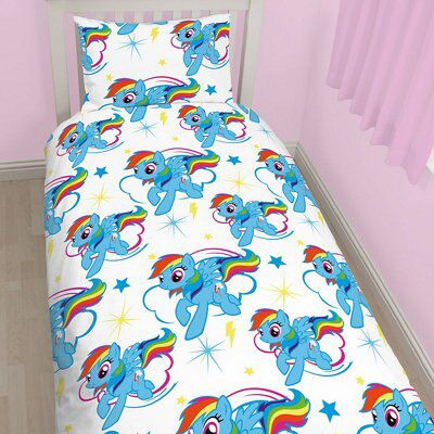 My Little Pony Reversible Multicolour Single Bedding set