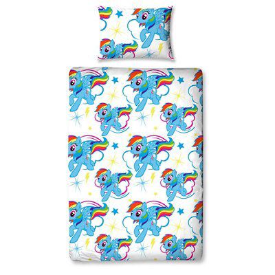 My Little Pony Reversible Multicolour Single Bedding set