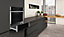 N1AHA01N0B Black Stainless steel Warming drawer