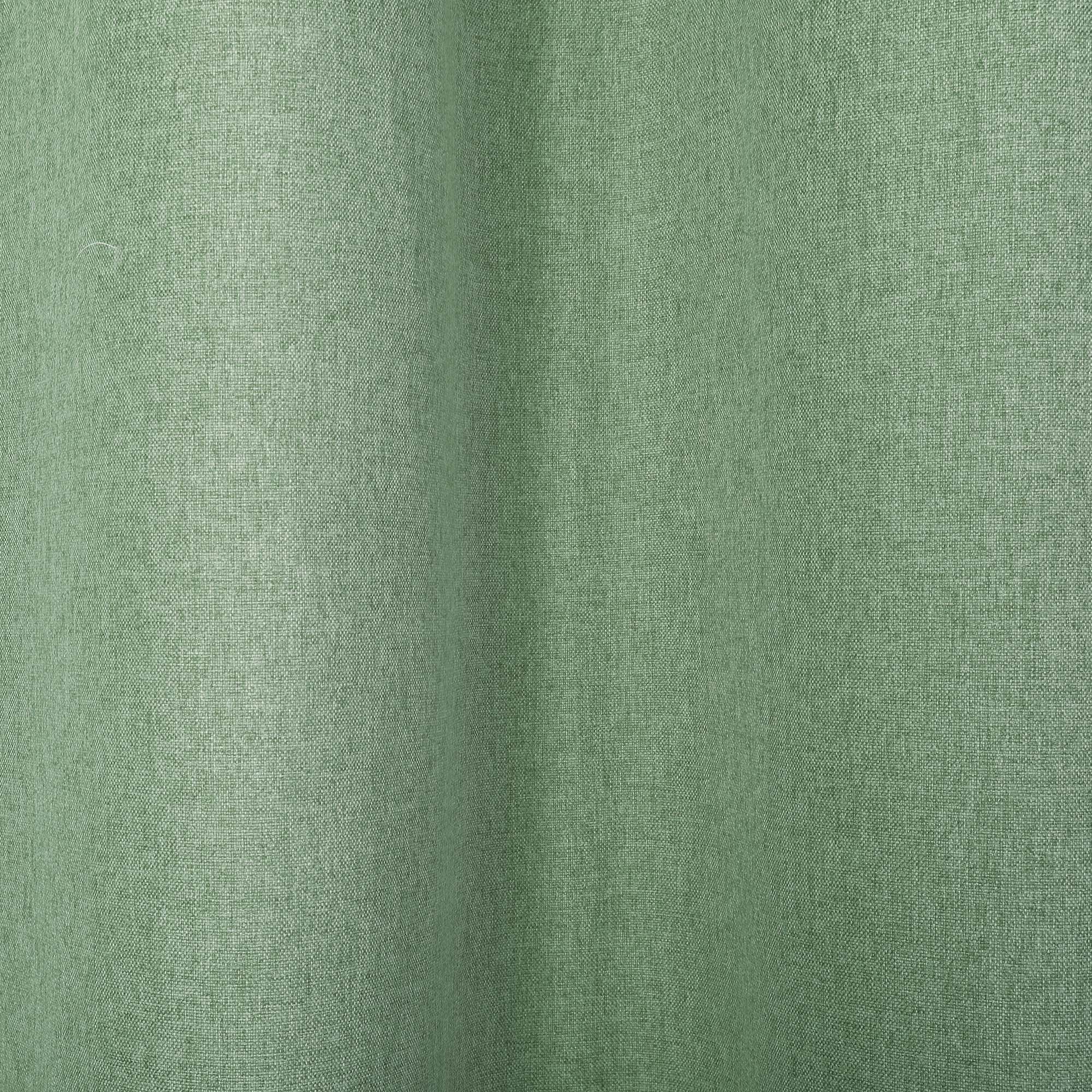 Napour Light green Plain Lined Eyelet Curtain (W)228cm (L)228cm, Pair