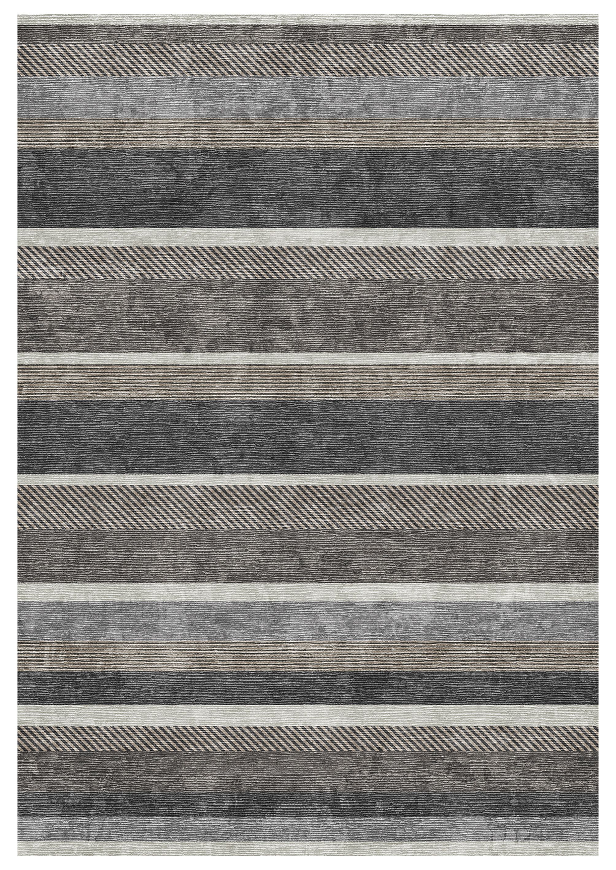 Nasrin Grey Persian Large Rug, (L)230cm x (W)160cm