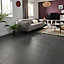 Natural Anthracite Satin Stone effect Porcelain Wall & floor Tile, Pack of 6, (L)600mm (W)300mm