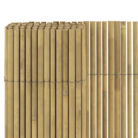 Natural Bamboo Garden screen (H)1m (W)3m