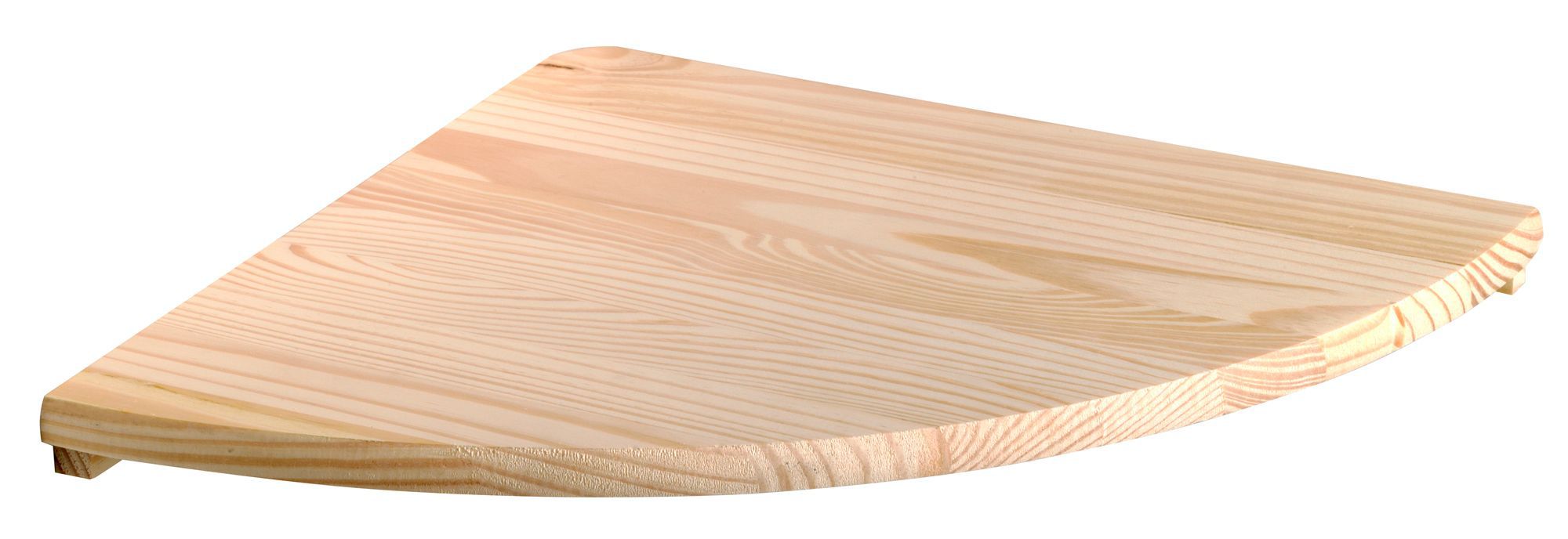 Natural Corner shelf (L)300mm (D)300mm 