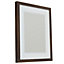Natural Dark wood effect Single Picture frame (H)54cm x (W)44cm