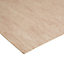 Natural Hardwood Plywood Board (L)1.22m (W)0.61m (T)3.6mm