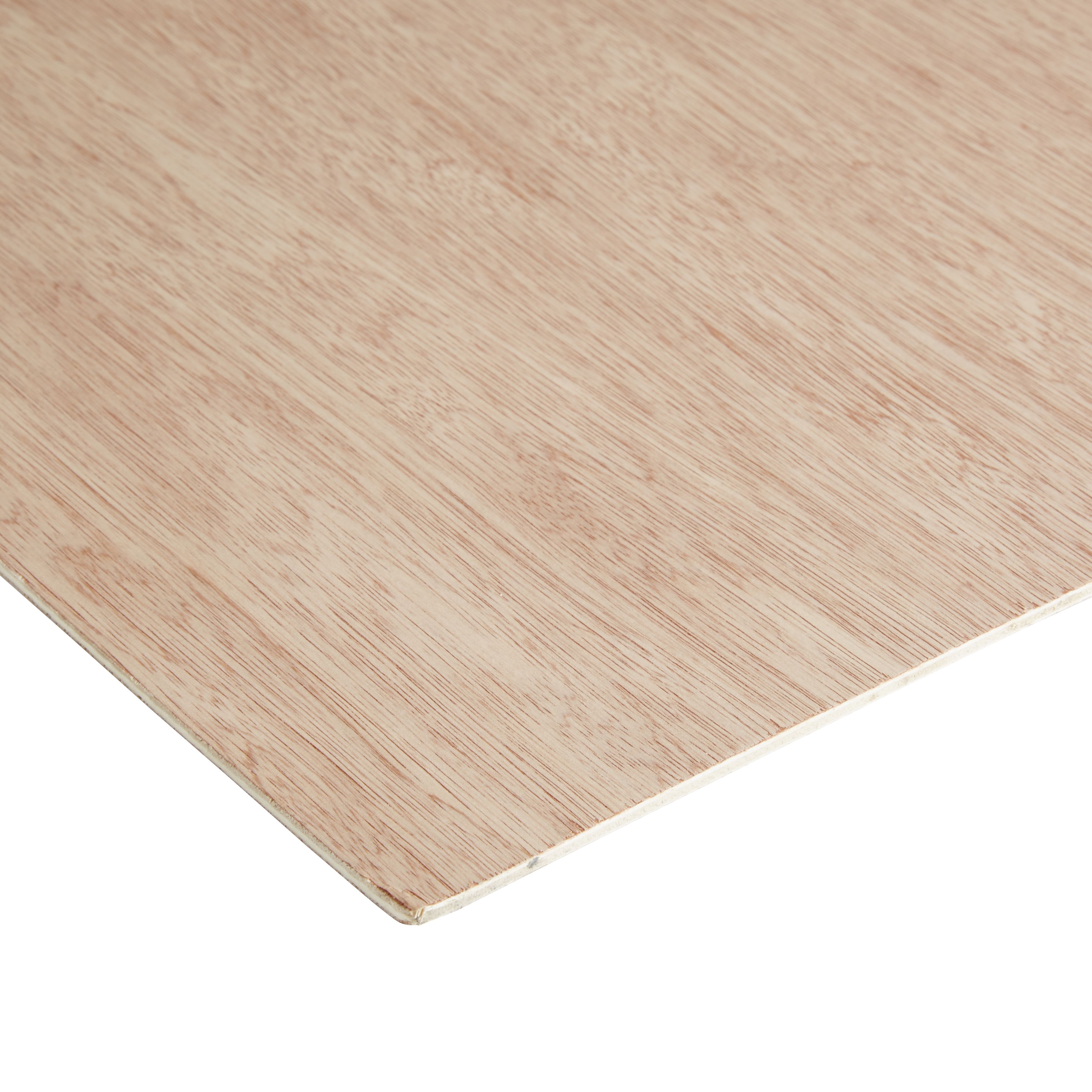 Natural Hardwood Plywood (L)810mm (W)405mm (T)3.6mm
