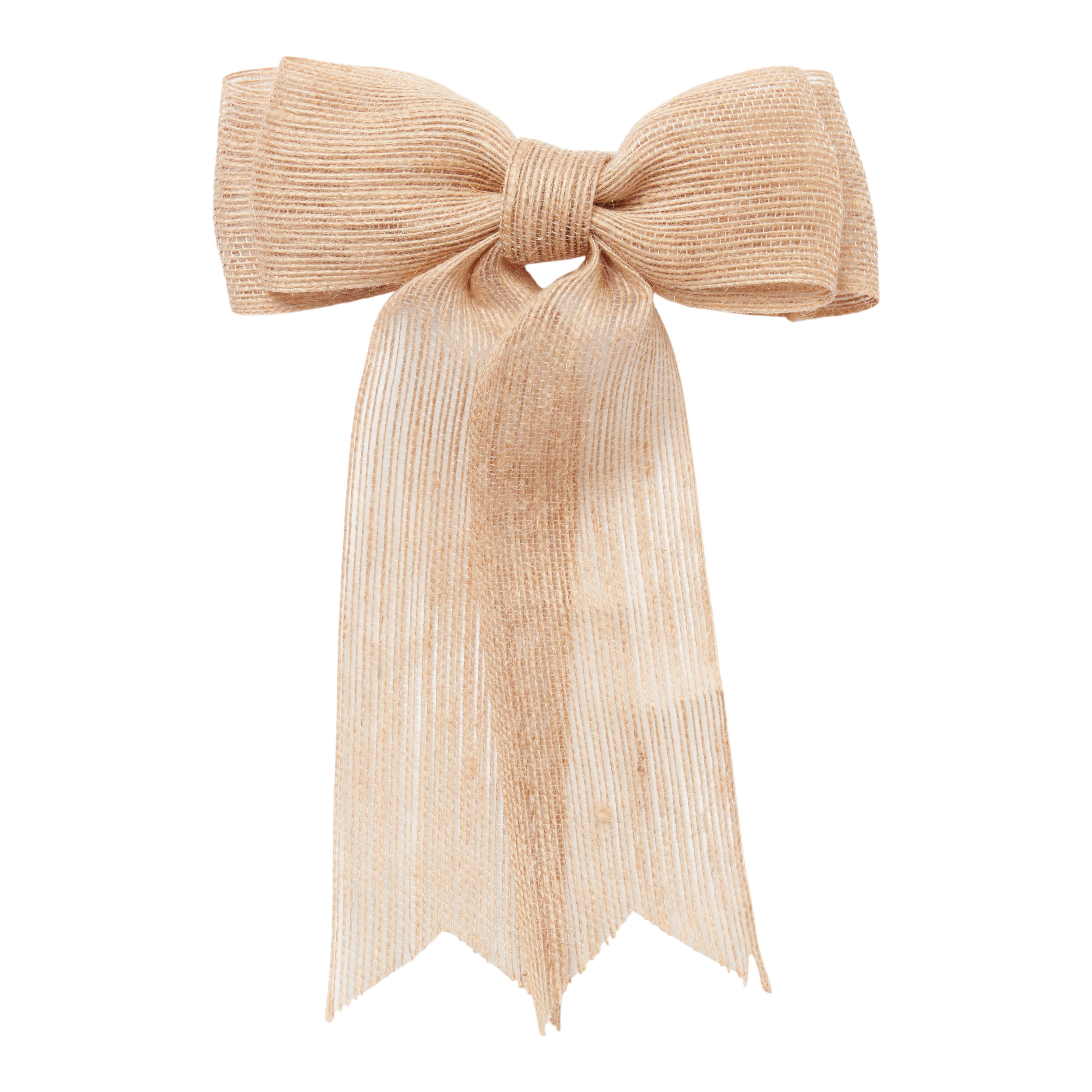 Natural Hessian effect Jute Bow Hanging decoration