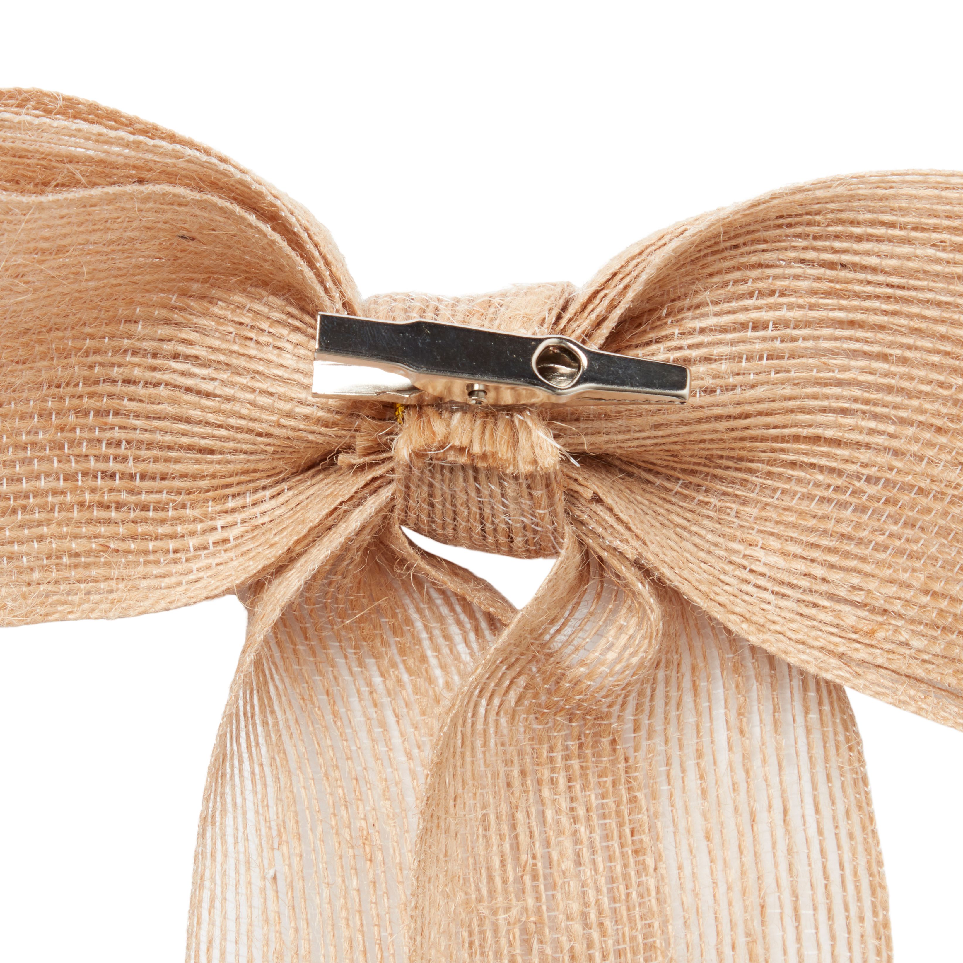 Natural Hessian effect Jute Bow Hanging decoration