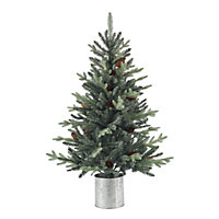 Natural looking Pinecone Green Full Artificial Christmas tree