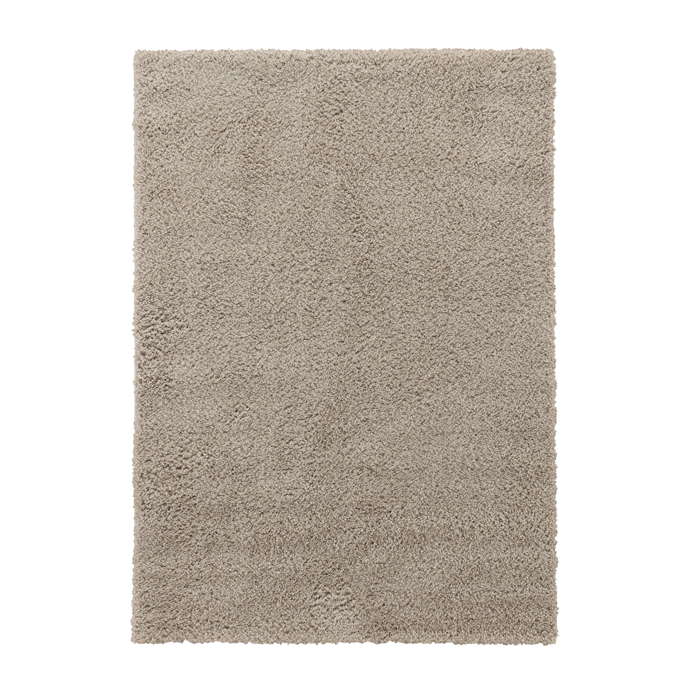 Natural Luxury Shaggy Medium Rug, (L)160cm x (W)120cm