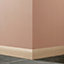 Natural MDF Chamfered Skirting board (L)2.4m (W)94mm (T)15mm