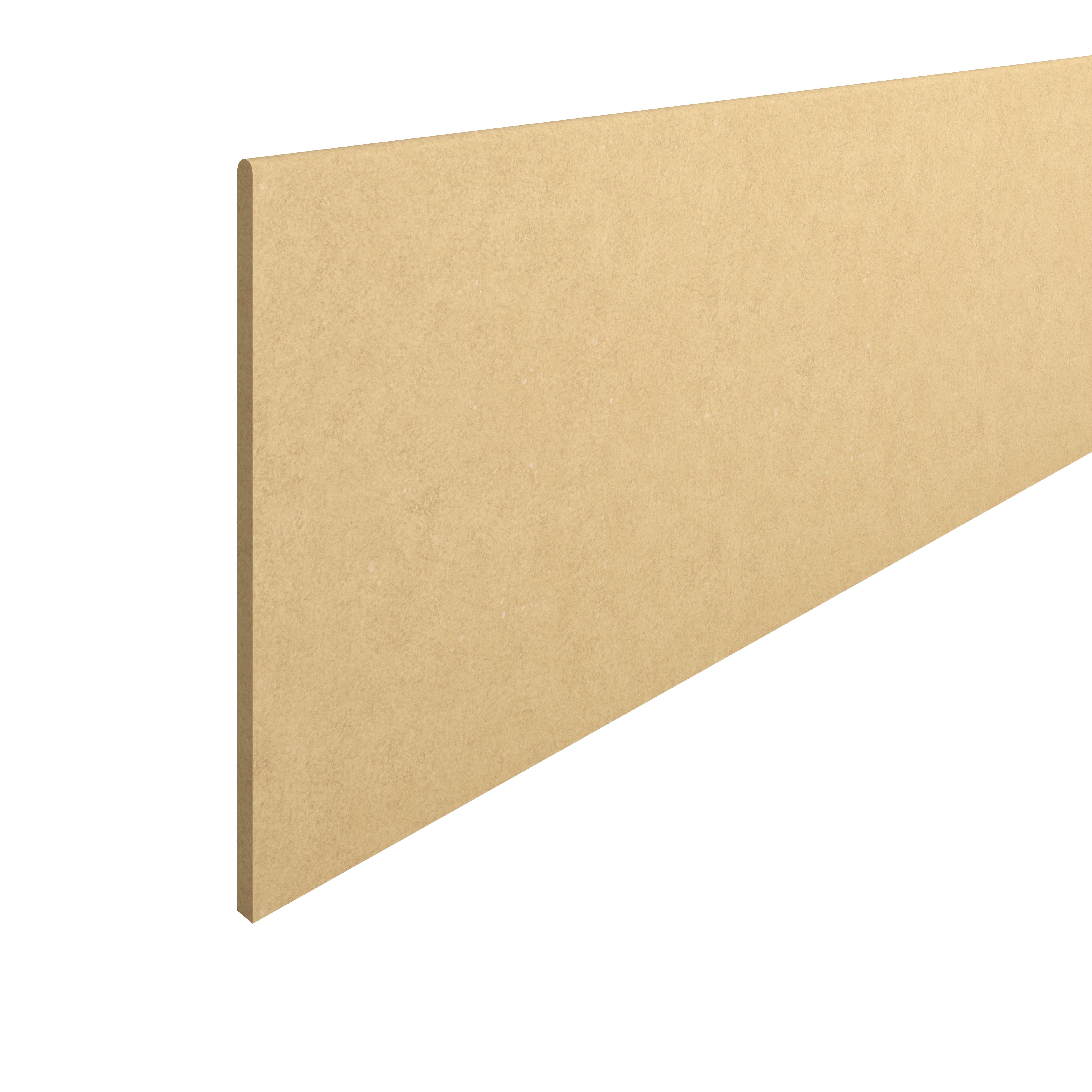 Natural MDF Rolled edge Window board, (L)2.1m (W)494mm (T)18mm