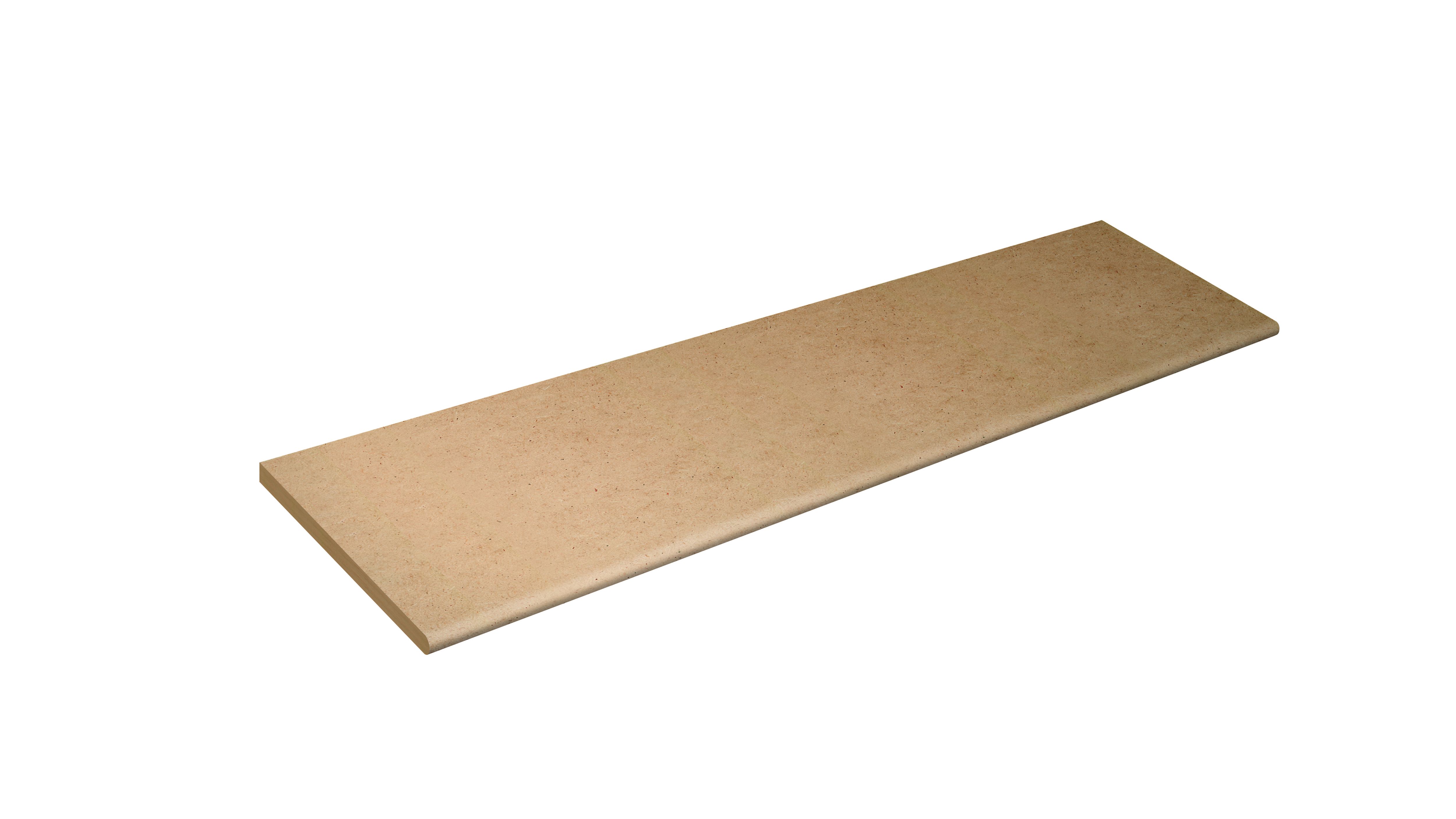 Natural MDF Rolled edge Window board, (L)2.1m (W)494mm (T)18mm