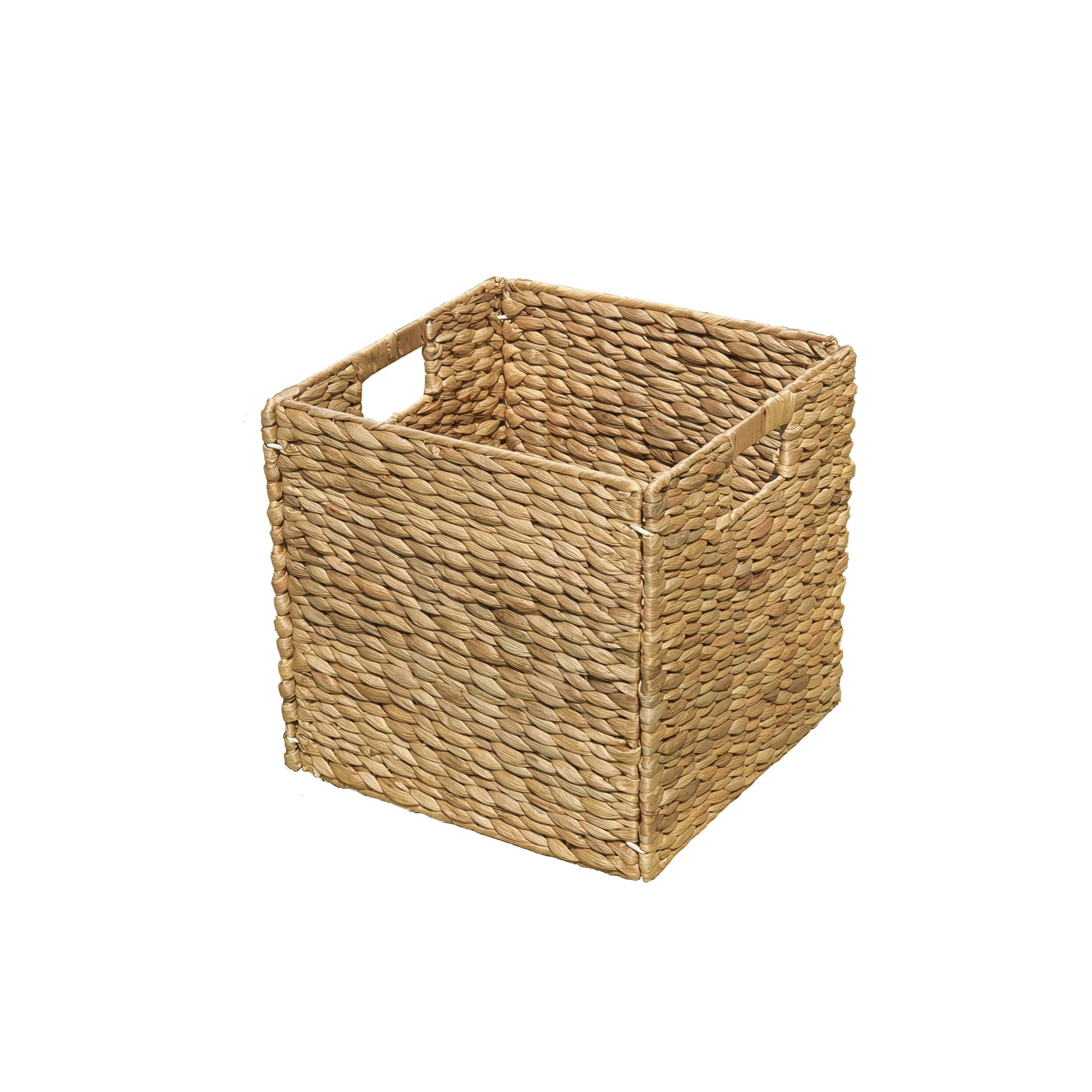 Natural Metal Foldable Storage basket (H)300mm (W)30mm DIY at B&Q