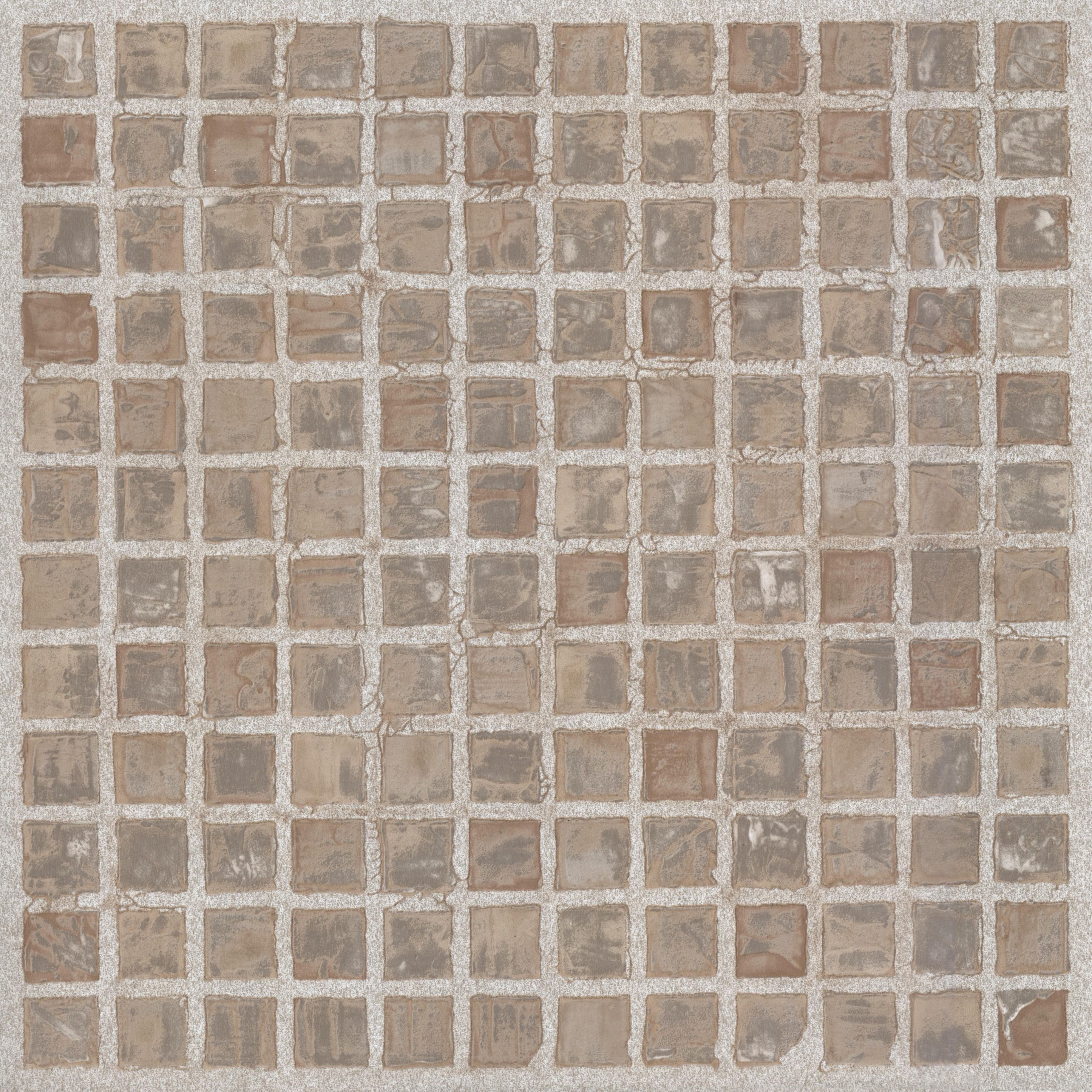 Natural Mosaic effect Self-adhesive Vinyl tile, 1.02m²