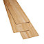 Natural Oak effect Laminate Flooring, 3m² Pack of 12