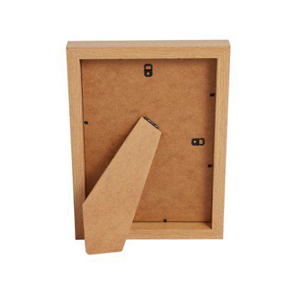 Natural Oak effect Modern block Picture frame (H)34cm x (W)25cm