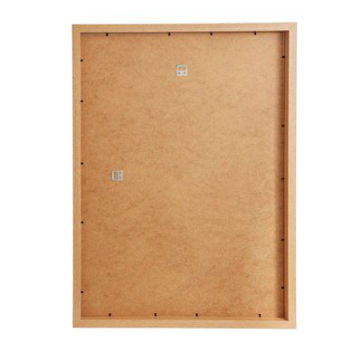 Natural Oak effect Modern block Picture frame (H)74cm x (W)54cm