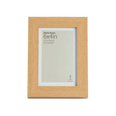 6x4 Natural Oak Photo Frame