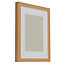 Natural Oak effect Single Picture frame (H)44cm x (W)34cm