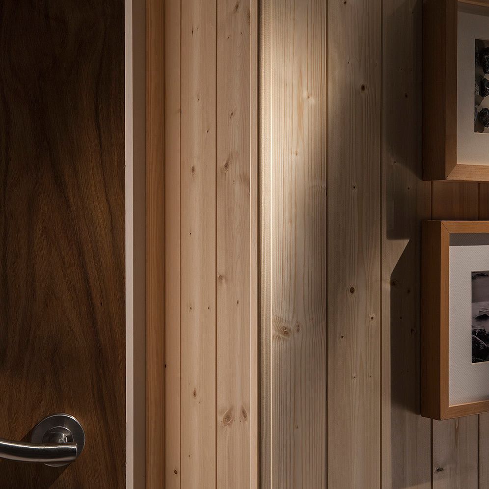 Natural Pine Angled edge Moulding (L)2400mm (W)13mm (T)13mm