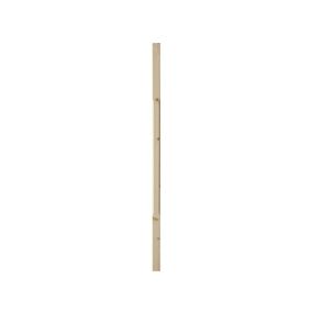 Natural Pine Stop chamfered spindle (H)900mm (W)32mm