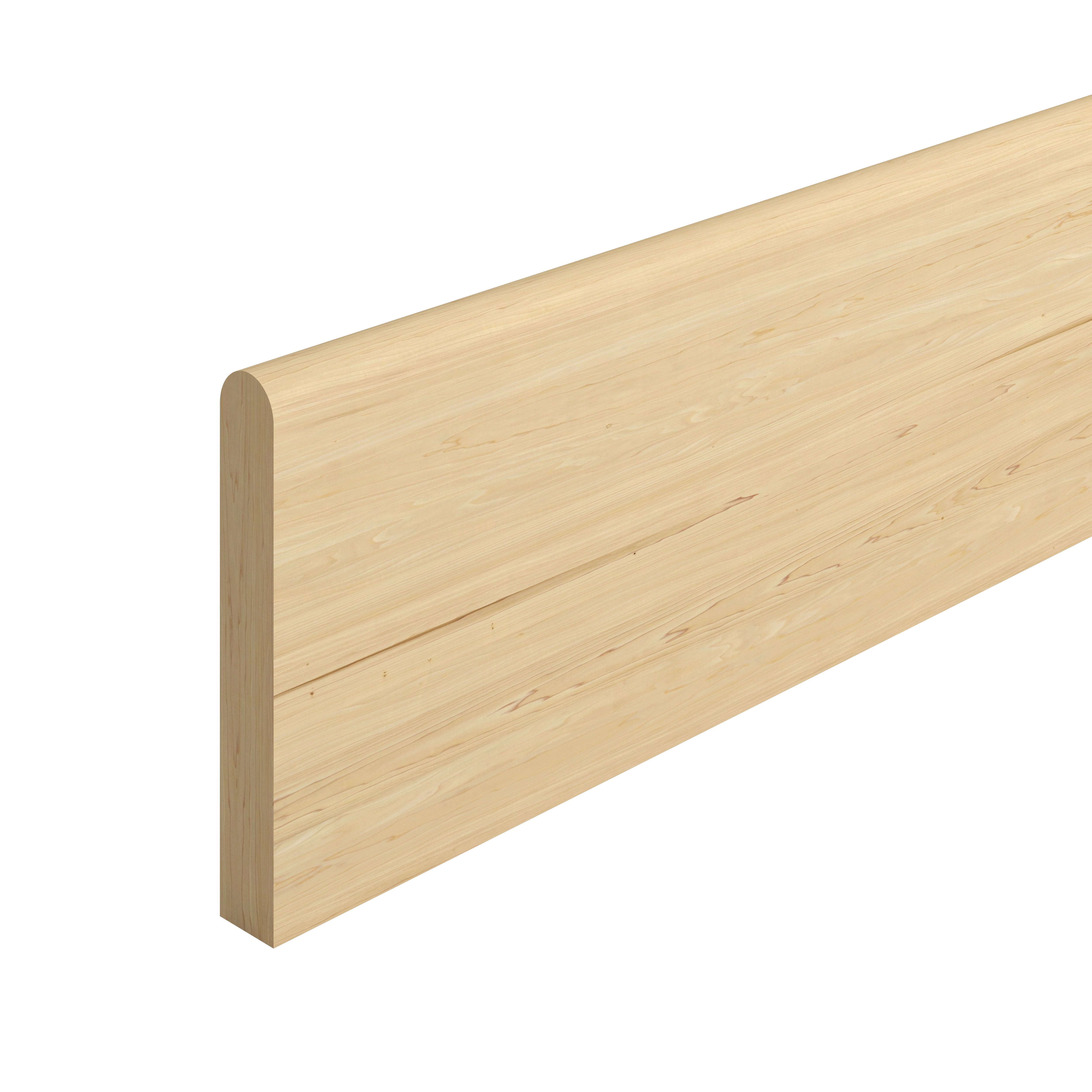 Natural Redwood Bullnose Window board, (L)2.4m (W)219mm (T)33mm