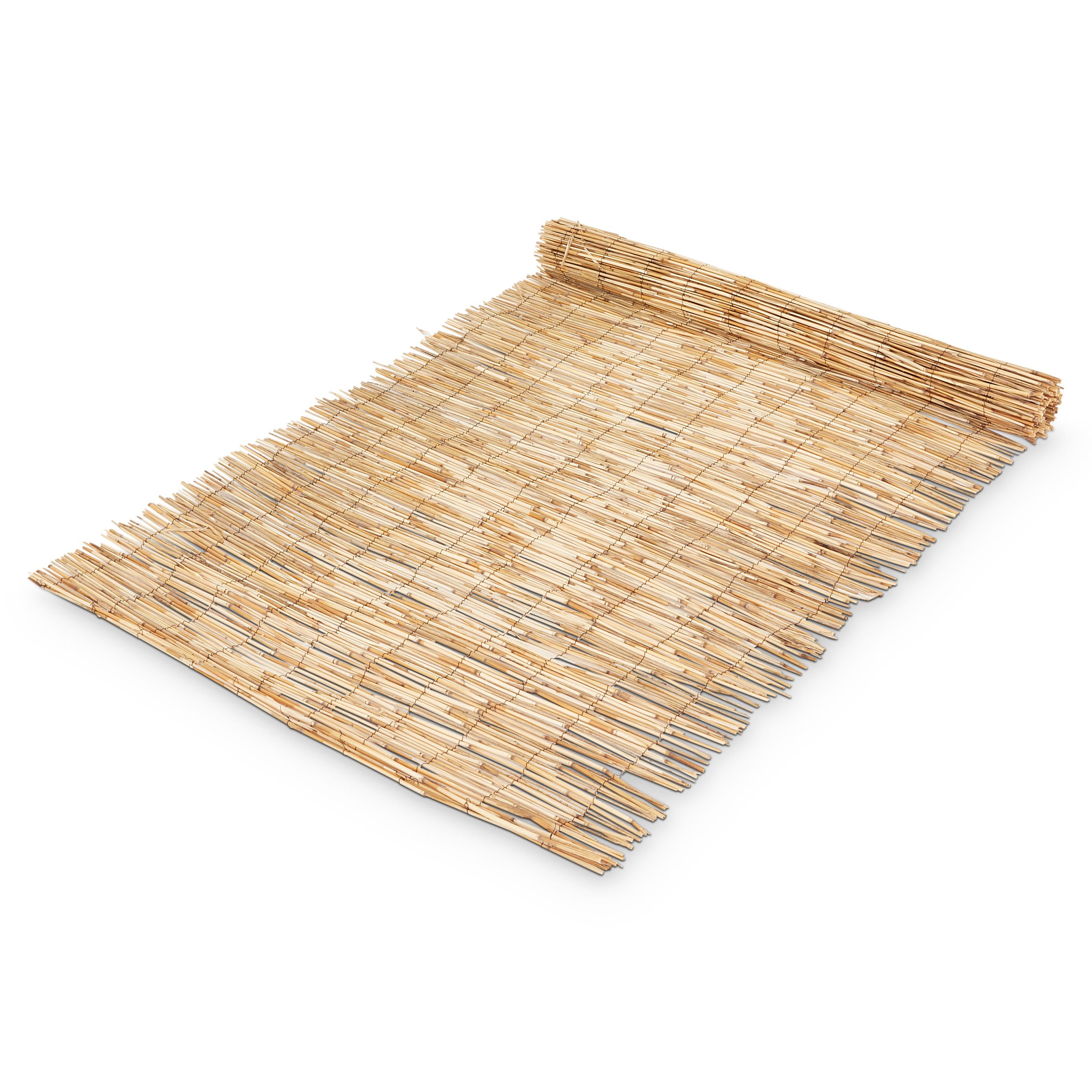 Natural Reed Garden screen (H)1m (W)3m | DIY at B&Q