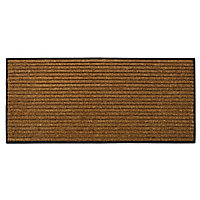 Natural Ribbed Heavy duty Scraper mat, 100cm x 45cm