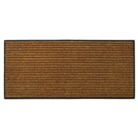 Natural Ribbed Heavy duty Scraper mat, 100cm x 45cm