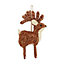 Natural Rustic reindeer Decoration